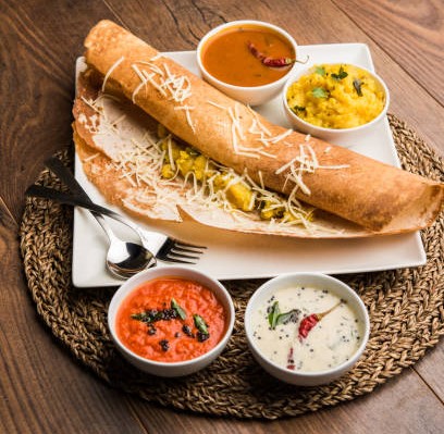 Masala dosa and paper dosa – South Indian meals in San Diego